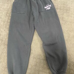 White Fox Boutique Dark Gray Sweatpants